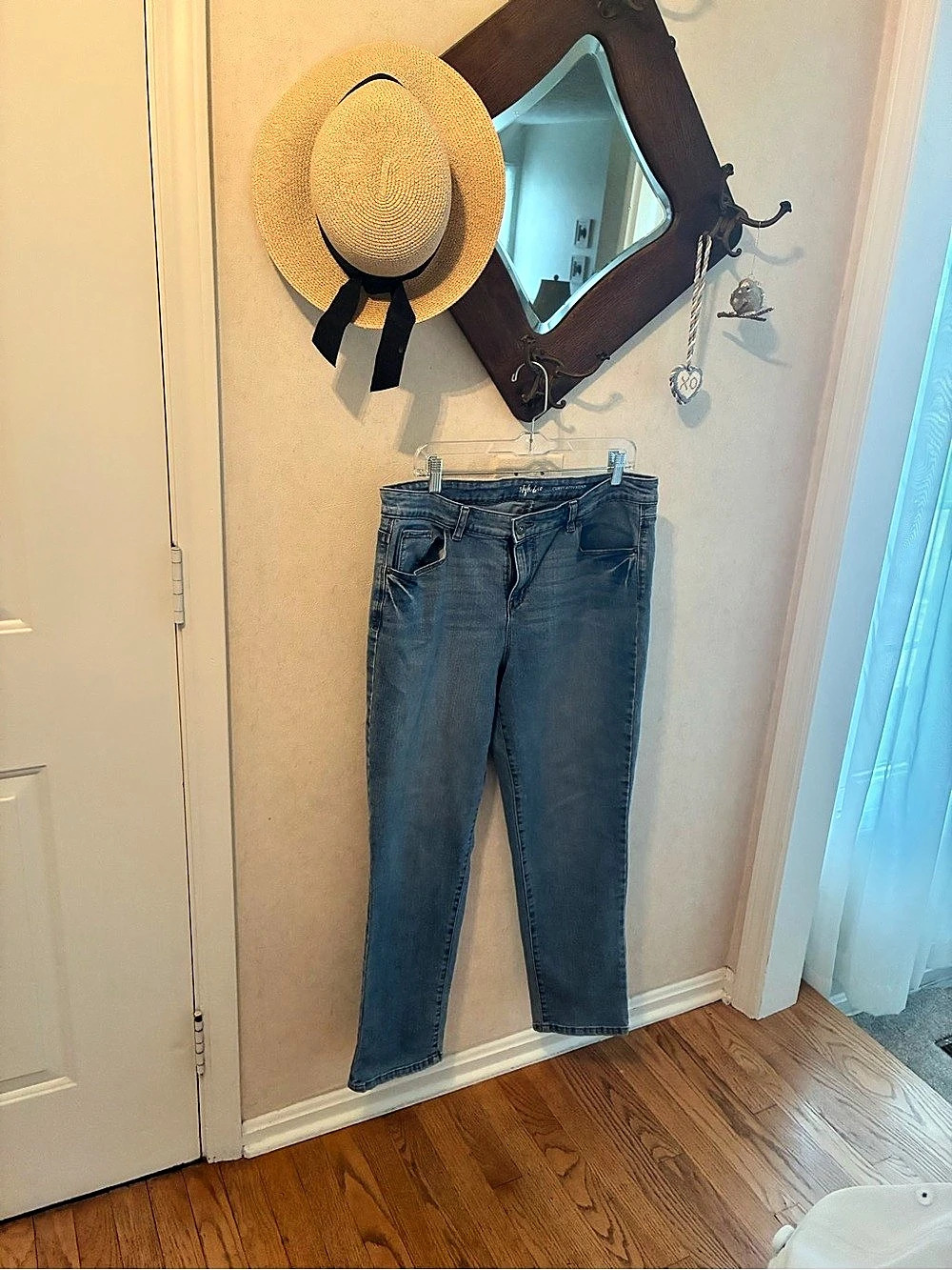 Style & Co Curvy Boyfriend Jeans Blue